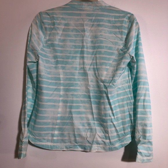 Zenergy Chico Blue/White Striped Jacket w/ Pockets Small - Picture 3 of 14